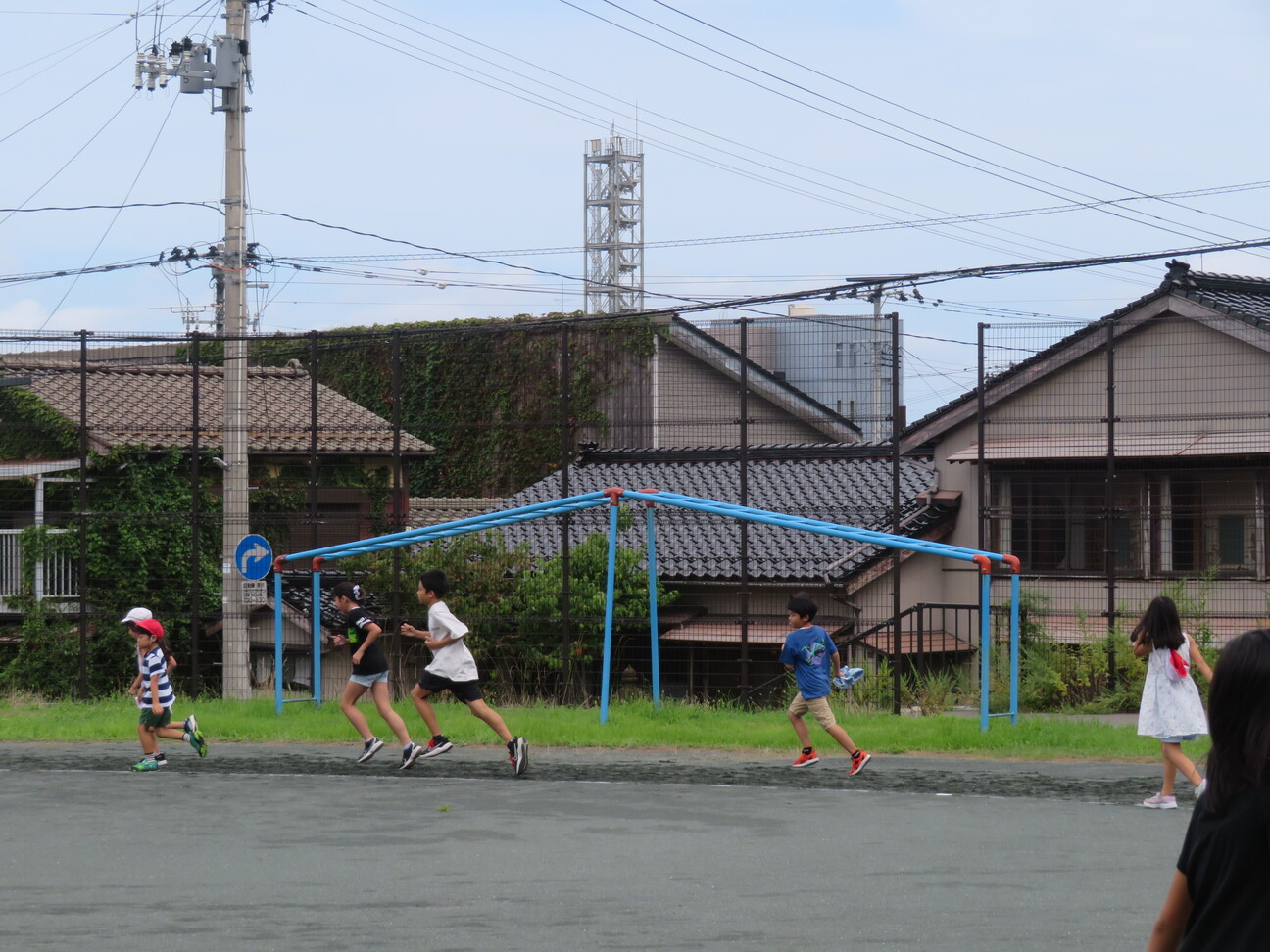 業間マラソン開始